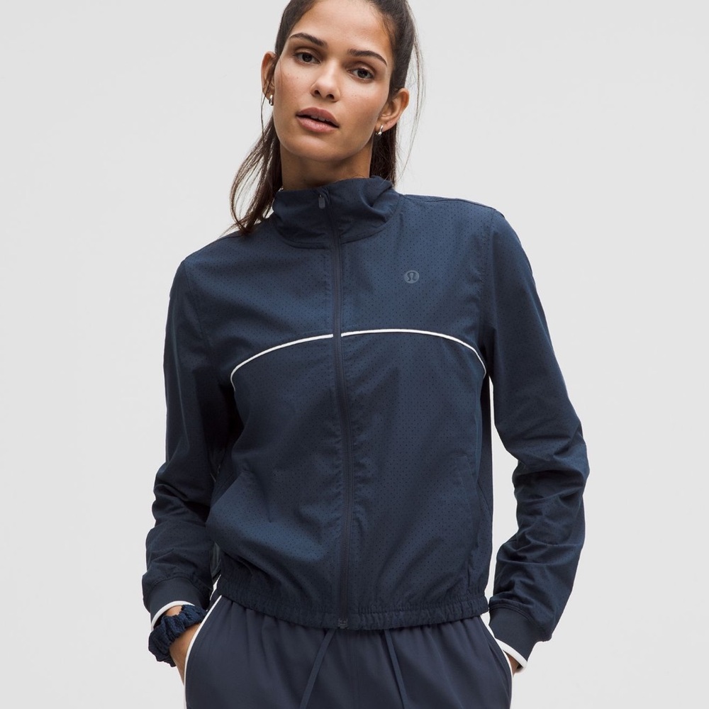 Lululemon Perforated Track Jacket and Court Rival Wide Leg Track Pants!!!